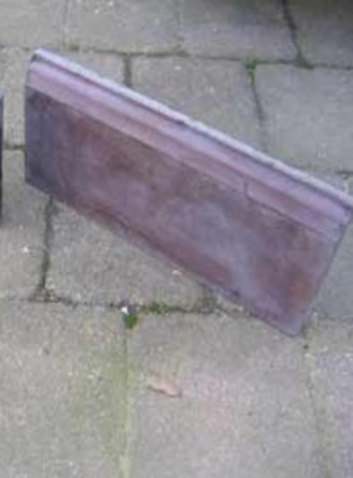 7,20m Originele antieke plinten 24 stuks roodbruin 30cmx14cm, Doe-het-zelf en Verbouw, Plinten en Afwerking, Nieuw, Plinten, Overige materialen