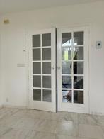 Klassieke dubbele binnendeuren, Ophalen, Gebruikt, Minder dan 80 cm, Glas