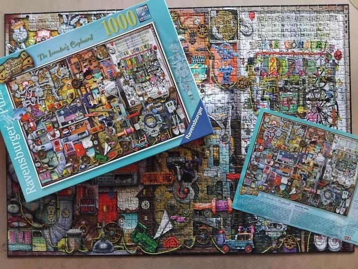 Puzzel Colin Thompson 1000, Hobby en Vrije tijd, Denksport en Puzzels, Zo goed als nieuw, Legpuzzel, 500 t/m 1500 stukjes, Ophalen of Verzenden