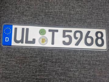Kentekenplaat Duitsland nummerbord License Germany nummerbor beschikbaar voor biedingen