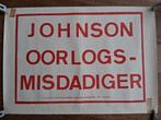 Johnson Oorlogsmisdadiger - Originele Propaganda Poster, Ophalen of Verzenden, Gebruikt