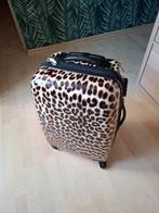 Luipaardprint Koffer - Handbagage Formaat, Sieraden, Tassen en Uiterlijk, Koffers, Hard kunststof, Minder dan 50 cm, Ophalen of Verzenden
