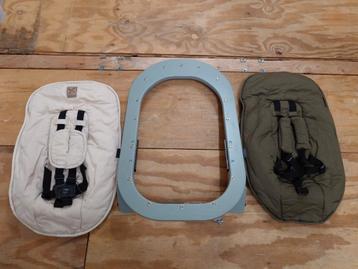 Kidsmill Up Newbornset - Stone Green frame + 2x bekleding beschikbaar voor biedingen