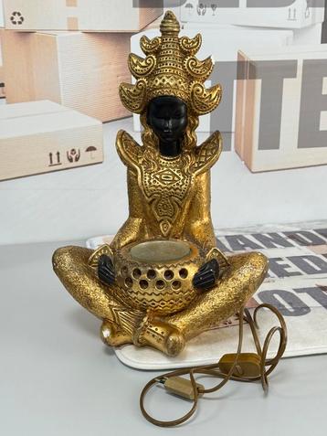 Beeld Aziatisch Figuur-lamp 1950 50CM XL Azie Buddha boeddha beschikbaar voor biedingen