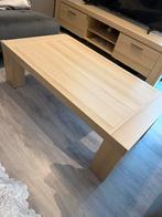 Mooie houten salontafel, Ophalen, Gebruikt, 100 tot 150 cm, Eikenhout