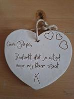 Houten hart met tekst - Lieve Papa, Ophalen of Verzenden, Nieuw