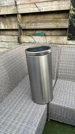 Brabantia touch bin 23-30L geborsteld staal, Ophalen, 50 tot 75 cm, Rvs, 20 tot 30 liter