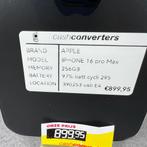 Apple Iphone 16 Pro Max | 256GB | zwart | 97% | 390253, 256 GB, 97 %, Gebruikt, Zwart