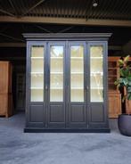 Franse Vitrinekast | Servies Espagnolet | Winkelkast #2205, Huis en Inrichting, Kasten | Vitrinekasten, Niet ingevuld, 200 cm of meer