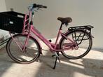 Prachtige Gazelle Miss Grace dames stadsfiets  (roze/zwart), Ophalen, 47 tot 50 cm, Versnellingen, Zo goed als nieuw