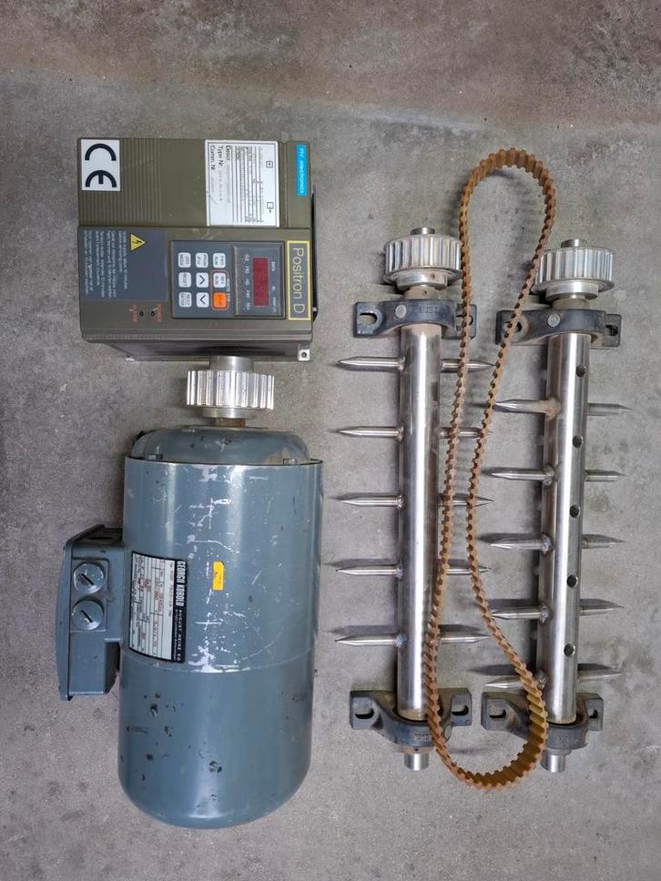 Elektromotor met Besturing en Accessoires, Doe-het-zelf en Verbouw, Gereedschap | Boormachines, Kolomboormachine, Ophalen