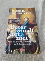 Caroline de Gruyter - Beter wordt het niet, Boeken, Ophalen of Verzenden, Caroline de Gruyter, Zo goed als nieuw