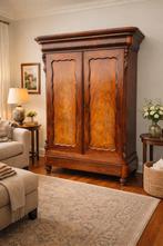 Biedermeier meidenkast mahonie leg kleding linnen kind baby, Ophalen, 100 tot 150 cm, 150 tot 200 cm, 25 tot 50 cm