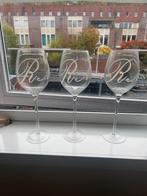 Riviera Maison Wijnglazen met RM Logo - Set van 3, Glas of Glazen, Ophalen of Verzenden, Overige stijlen, Glas