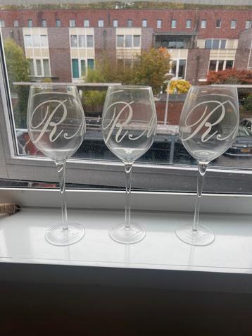 Riviera Maison Wijnglazen met RM Logo - Set van 3 beschikbaar voor biedingen