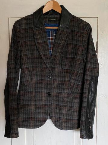 Drykorn colbert wol/ leer 38 in nieuwstaat beschikbaar voor biedingen