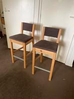 Barkrukken / hoge stoelen, Huis en Inrichting, Barkrukken, Ophalen, 60 tot 90 cm, Zo goed als nieuw, Hout