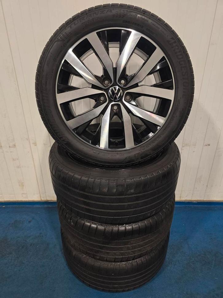 🌞Originele VW Toluca velgen 18 inch Bridgestone T5 T6 T7, Auto-onderdelen, Banden en Velgen, Banden en Velgen, Zomerbanden, 18 inch
