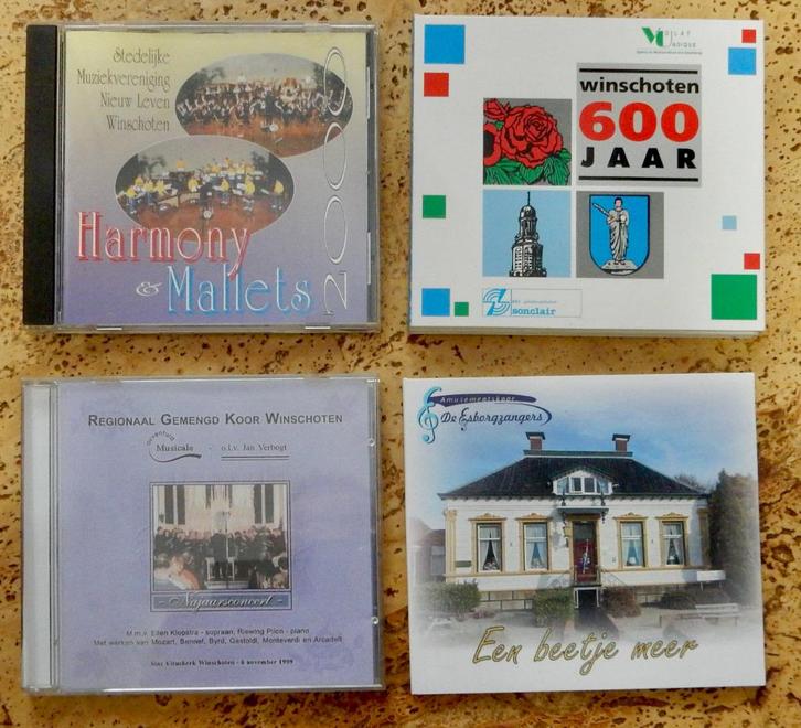 4 cd's uit Winschoten Scheemda Oldambt, Cd's en Dvd's, Cd's | Overige Cd's, Zo goed als nieuw, Ophalen of Verzenden