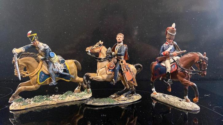Delprado: 3 x Britse Cavalerie Napoleontische Tijd, Verzamelen, Poppetjes en Figuurtjes, Zo goed als nieuw, Ophalen of Verzenden