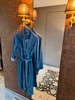 Leuke denim jurk Samoon maat 44/46, Blauw, Maat 42/44 (L), Ophalen of Verzenden, Zo goed als nieuw