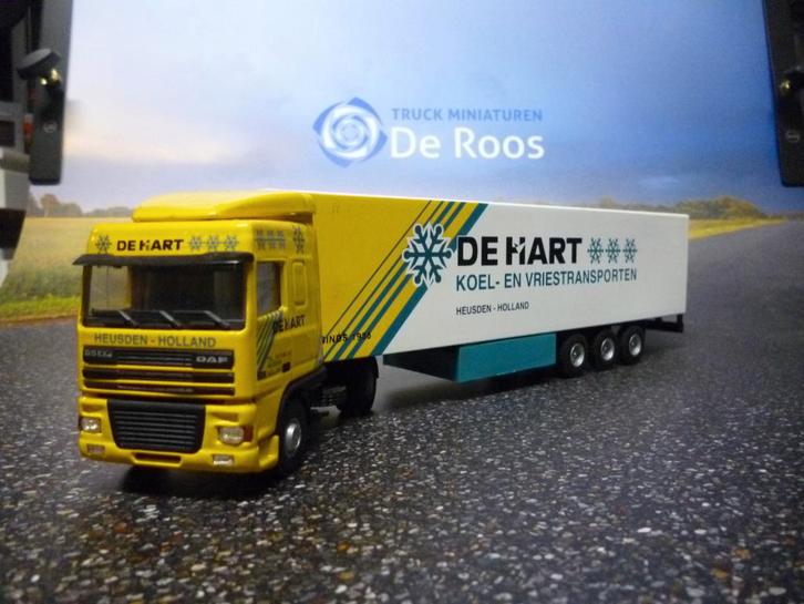 DAF XF95 De Hart, Hobby en Vrije tijd, Modelauto's | 1:50, Zo goed als nieuw, Bus of Vrachtwagen, Lion Toys, Ophalen of Verzenden