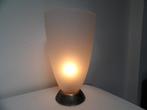 Art Deco Franse hoge Lamp, Metaal/Glas