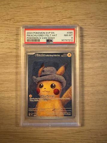 Pikachu Van Gogh PSA 8 beschikbaar voor biedingen