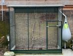 Mooie aluminium voliere, Dieren en Toebehoren, Ophalen, Gebruikt, Aluminium, Volière