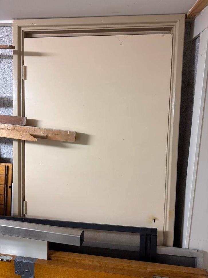 3 stompe binnendeuren 201,5x83, Doe-het-zelf en Verbouw, Deuren en Horren, Gebruikt, Binnendeur, 200 tot 215 cm, 80 tot 100 cm