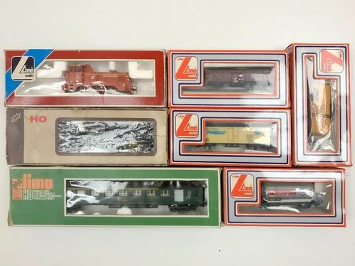 LIMA: set van 2 locomotieven en 5 rijtuigen voor H0-spoor, Hobby en Vrije tijd, Modeltreinen | H0, Gebruikt, Treinset, Gelijkstroom