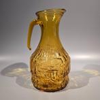 Italiaans vintage glazen kan - karaf circa 23 cm hoog, Antiek en Kunst, Antiek | Vazen, Ophalen of Verzenden
