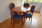 Biedermeier Eethoek 4 stoelen, Huis en Inrichting, Complete eetkamers, Ophalen of Verzenden, Gebruikt, 4 tot 6 stoelen