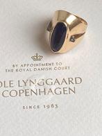 Vintage Ole Lynggaard amethist ring 14k gold, Overige merken, Ophalen of Verzenden, Zo goed als nieuw, 1 bedel