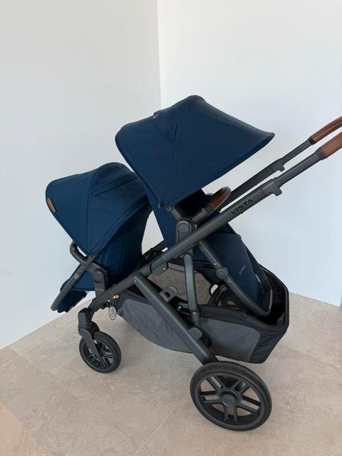 Uppababy Vista V2 Duo-Kinderwagen showmodel incl. Garantie, Kinderen en Baby's, Buggy's, Nieuw, Overige merken, Duomodel, Regenhoes