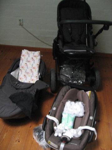 kinderwagen compleet met maxi cosi en vele extra´s beschikbaar voor biedingen