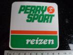 sticker perry sport reizen logo, Verzenden, Zo goed als nieuw, Bedrijf of Vereniging