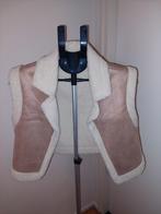 Suedelook gilet/bodywarmer, Maat 38/40 (M), Beige, Ophalen of Verzenden, Zo goed als nieuw