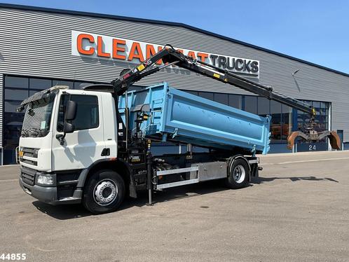 DAF FA 65 CF 250 Hiab 8 Tonmeter laadkraan (bj 2012), Auto's, Vrachtwagens, Te koop, ABS, Achteruitrijcamera, Cruise Control, Elektrische ramen