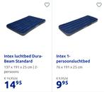 Intex luchtbedden, Ophalen, Gebruikt