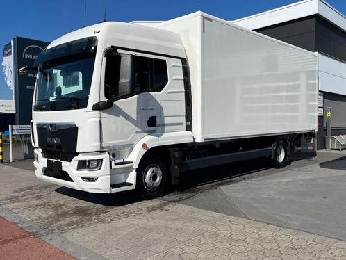 MAN TGL 12.256 4x2 BL TM-cab wb 4850 incl. laadbak en laadkl, Auto's, Vrachtwagens, Bedrijf, Airconditioning, Centrale vergrendeling