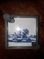 Asbak antieke wandtegel, Antiek en Kunst, Antiek | Wandborden en Tegels, Ophalen of Verzenden