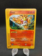 Entei Holo Pokémonkaart - Zeldzaam! Aquapolis 2002, Ophalen of Verzenden, Gebruikt, Losse kaart, Foil