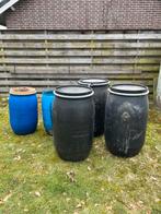 Kunststof Tonnen - Diverse Maten, 150 liter of meer, Ophalen, Gebruikt, Kunststof