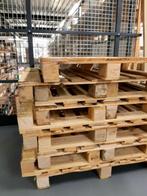 Stapel van 10 wegwerppallets (HT), Doe-het-zelf en Verbouw, Hout en Planken, Ophalen, Minder dan 25 mm, Zo goed als nieuw, Pallet