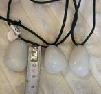 3 x ketting Witte Calciet hanger 3 cm nu € 4,95 per stuk, Ophalen of Verzenden, Nieuw