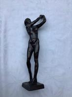 Bronzen beeld vrouwelijk naakt Kees Verkade “ De Swing “, Antiek en Kunst, Ophalen of Verzenden