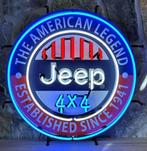 Jeep the american legend neon en andere USA decoratie neons, Verzamelen, Merken en Reclamevoorwerpen, Nieuw, Ophalen, Lichtbak of (neon) lamp