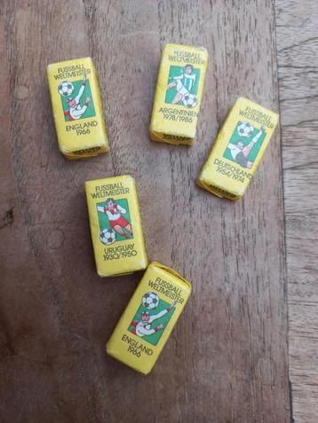 Suikerklontjes. WK voetbal. Vintage. Jaren 80 beschikbaar voor biedingen