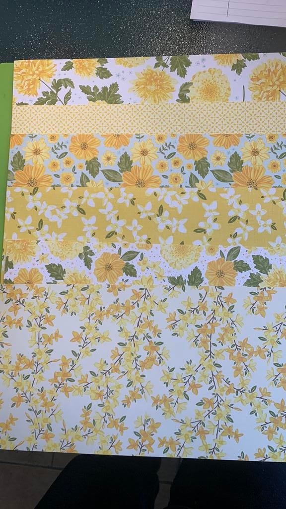 6 halve vellen Floral Delight serie Stampin Up (15,2 x 30,5), Ophalen of Verzenden, Nieuw, Papier of Karton